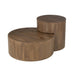 Eettafel Bruin Mangohout hout 75 cm-Eettafels-J-Line