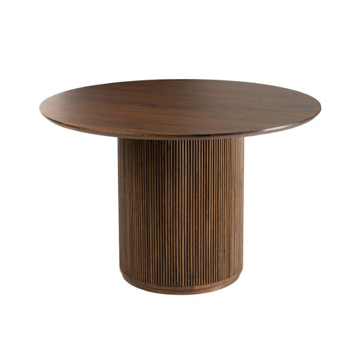 Eettafel Bruin Metaal L 120 cm 120x120x76 cm-Eettafels-J-Line