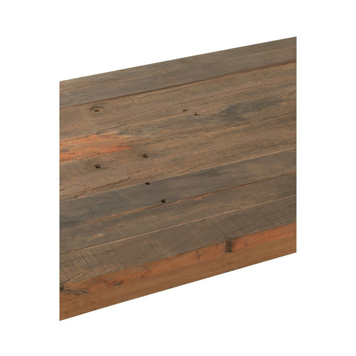 Eettafel Bruin Recycled hout 89x180 cm-Eettafels-J-Line