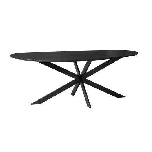 Eettafel Cloud 180 cm Eiken Zwart 180x84x76 cm-Eettafels-Starfurn