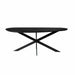 Eettafel Cloud - 180 cm - Eiken - Zwart-Eettafels-Starfurn