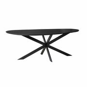 Eettafel Cloud 280 cm Eiken Zwart 280x130x76 cm-Eettafels-Starfurn