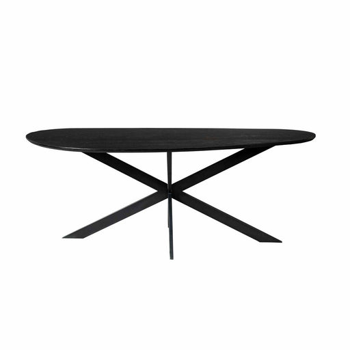 Eettafel Cloud 280 cm Eiken Zwart 280x130x76 cm-Eettafels-Starfurn