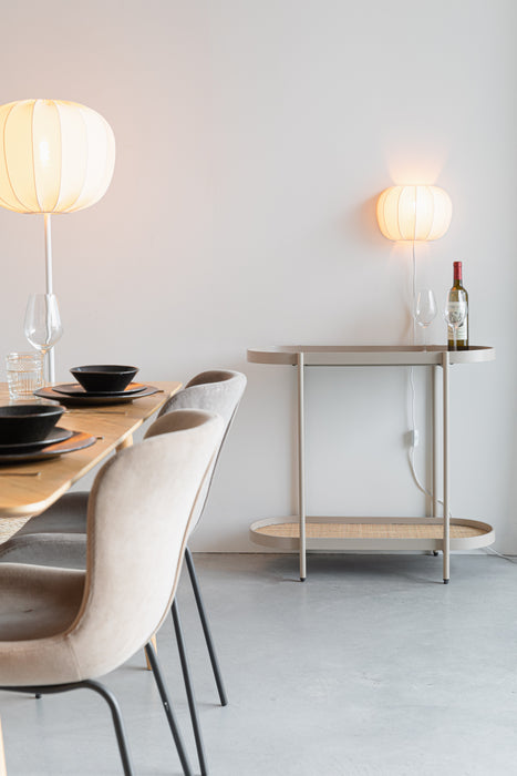 Eettafel Consoletafel Amaya MDF Beige 39x85 cm-Eettafels-Creating Home