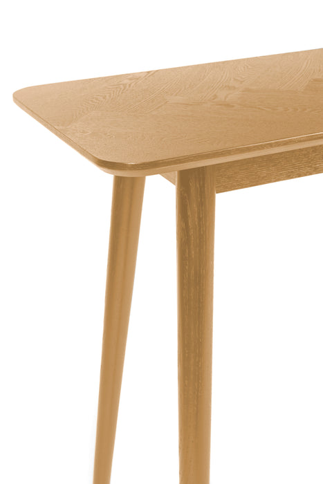 Eettafel Consoletafel Fabio 120x40 Eikenfineer Naturel 40x120 cm-Consoletafels-Creating Home