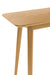 Eettafel Consoletafel Fabio 120x40 Eikenfineer Naturel 40x120 cm-Eettafels-Creating Home
