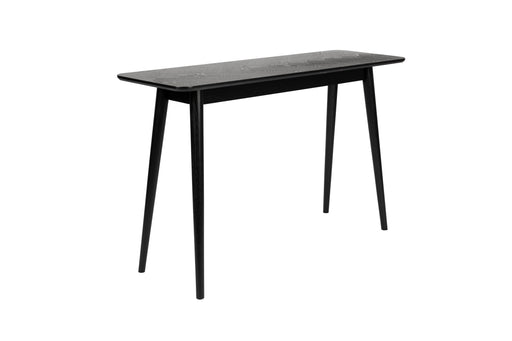 Eettafel Consoletafel Fabio 120x40 Eikenfineer Zwart 40x120 cm-Consoletafels-Creating Home