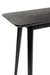 Eettafel Consoletafel Fabio 120x40 Eikenfineer Zwart 40x120 cm-Consoletafels-Creating Home