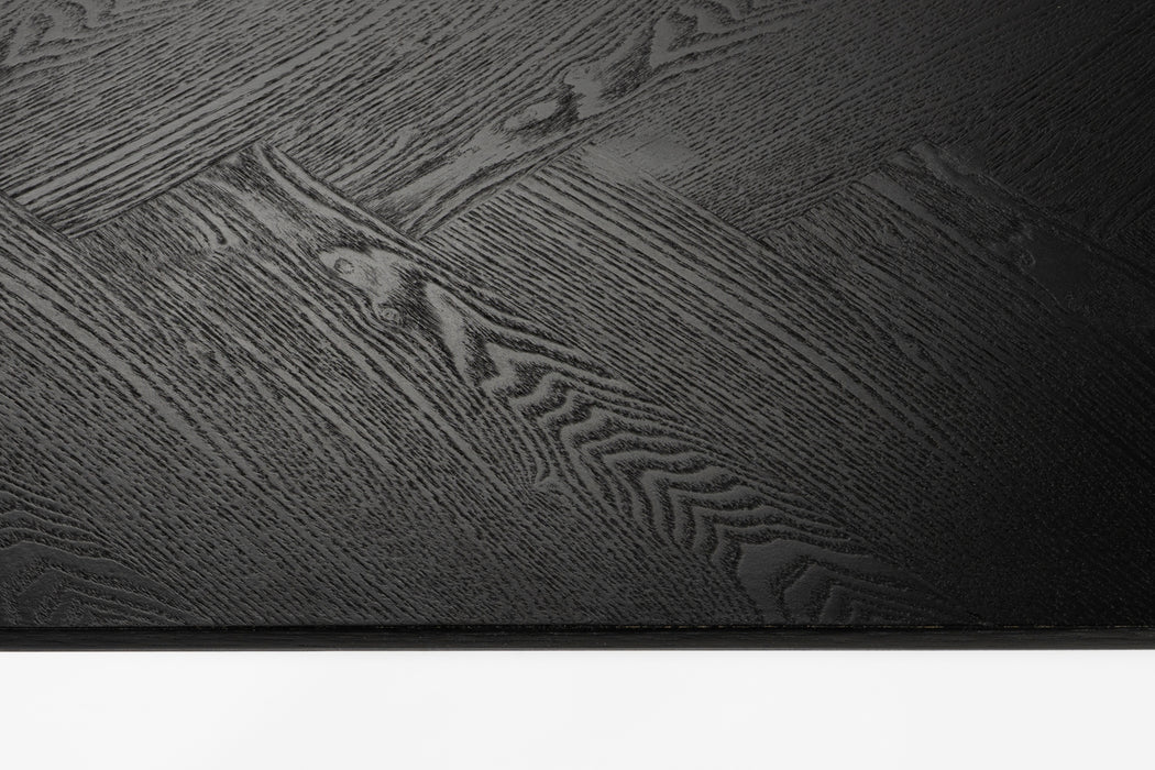 Eettafel Consoletafel Fabio 120x40 Eikenfineer Zwart 40x120 cm-Consoletafels-Creating Home