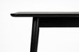 Eettafel Consoletafel Fabio 120x40 Eikenfineer Zwart 40x120 cm-Consoletafels-Creating Home