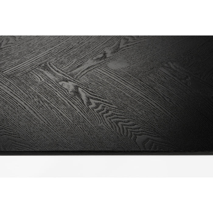 Eettafel Consoletafel Fabio 120x40 Eikenfineer Zwart 40x120 cm-Consoletafels-Creating Home