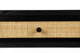 Eettafel Consoletafel Guuji MDF Zwart 40x120 cm-Eettafels-Creating Home