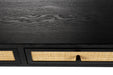 Eettafel Consoletafel Guuji MDF Zwart 40x120 cm-Eettafels-Creating Home