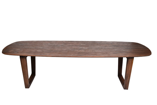 Eettafel Cortez Mangohout Bruin 100x270 cm-Eettafels-Livingfurn