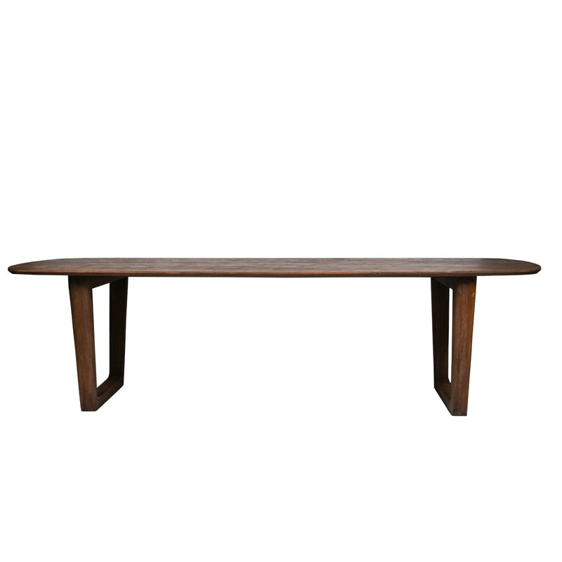 Eettafel Cortez Mangohout Bruin 100x270 cm-Eettafels-Livingfurn