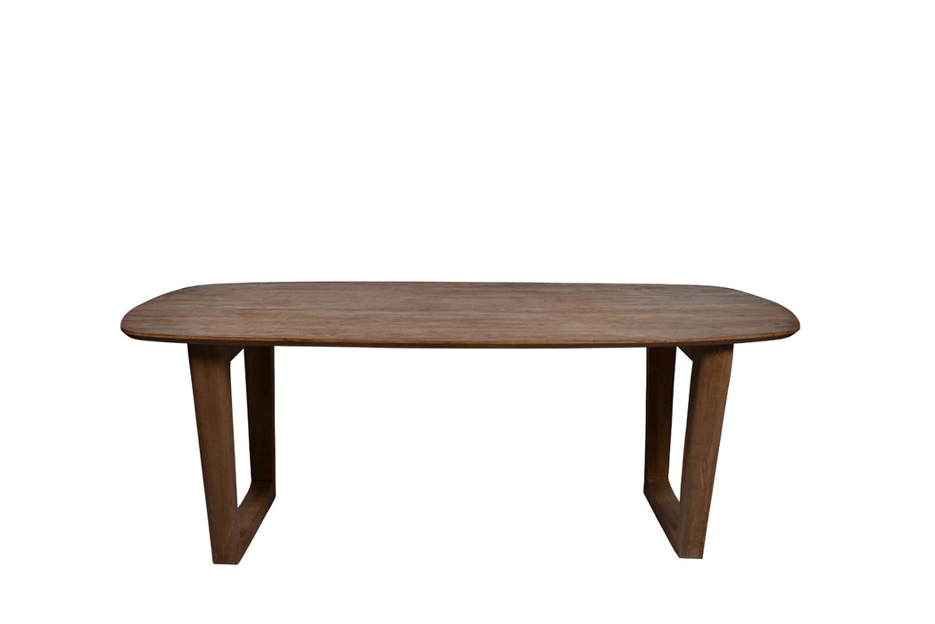 Eettafel Cortez Mangohout Bruin 200x100 cm-Eettafels-Livingfurn