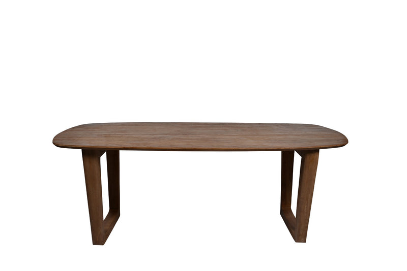 Eettafel Cortez Mangohout Bruin 200x100 cm-Eettafels-Livingfurn