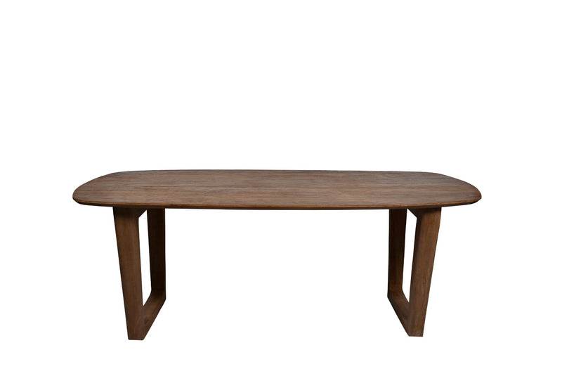 Eettafel Cortez Mangohout Bruin 200x100 cm-Eettafels-Livingfurn