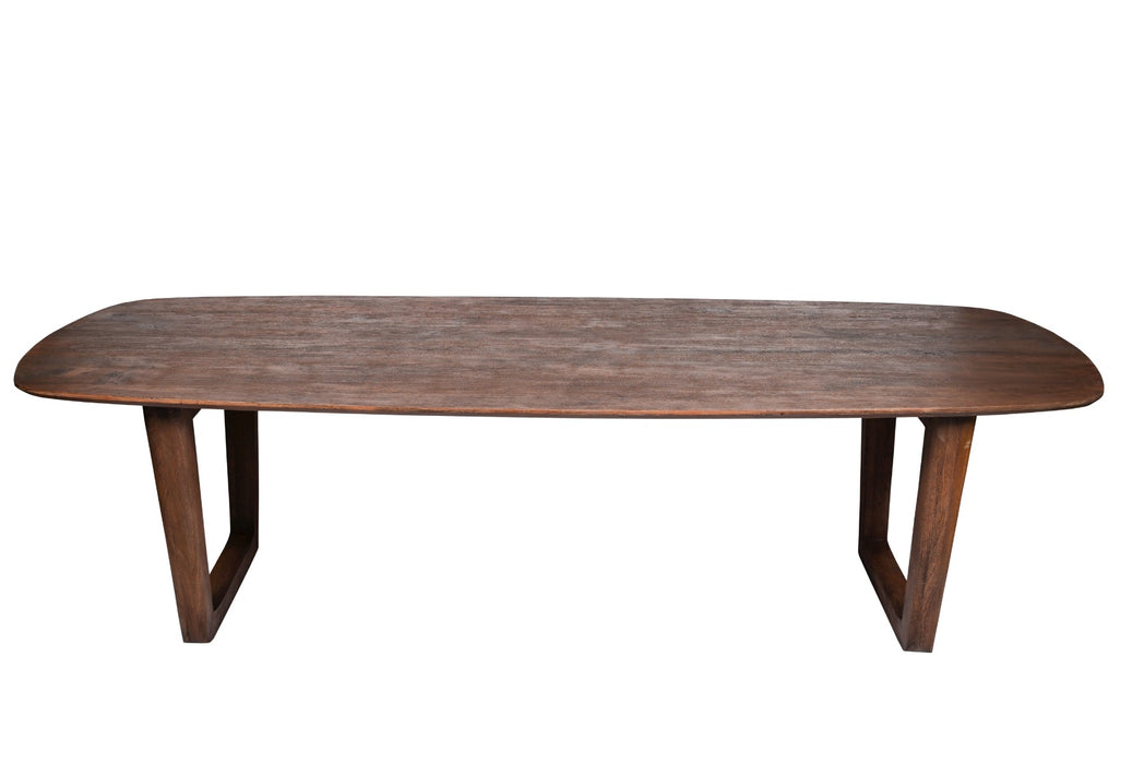 Eettafel Cortez Mangohout Bruin 270x100 cm-Eettafels-Livingfurn