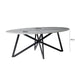 Eettafel DT- Marble Marmer Zwart 200x100 cm-Eettafels-Livingfurn