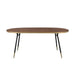 Eettafel Denise 200 Ash veneer Zwart 90x200 cm-Eettafels-Creating Home
