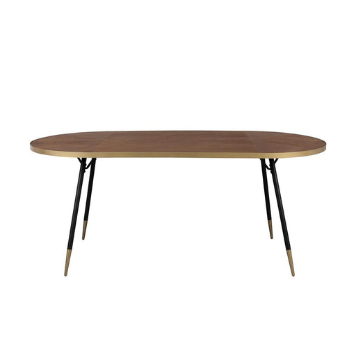Eettafel Denise 200 Ash veneer Zwart 90x200 cm-Eettafels-Creating Home