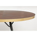 Eettafel Denise Oval 180 Ash veneer Zwart 90x180 cm-Eettafels-Creating Home