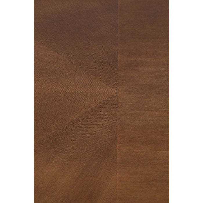 Eettafel Denise Oval 180 Ash veneer Zwart 90x180 cm-Eettafels-Creating Home