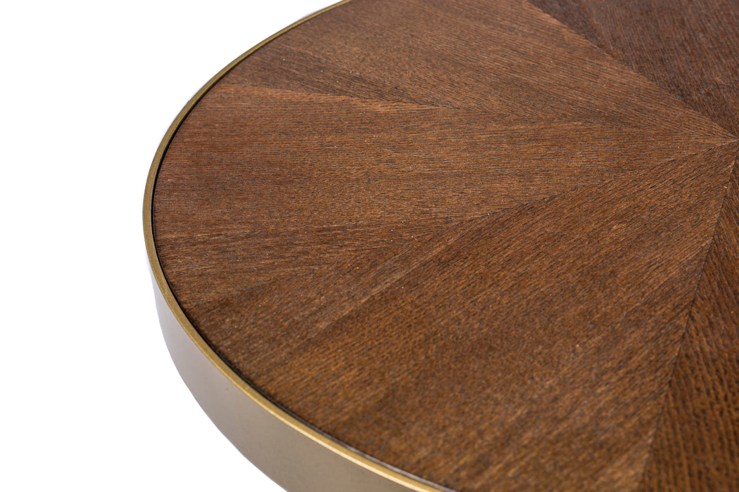 Eettafel Denise Oval 180 Ash veneer Zwart 90x180 cm-Eettafels-Creating Home