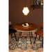 Eettafel Denise Rond Ash veneer Zwart Ø91x75 cm-Eettafels-Creating Home