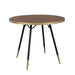Eettafel Denise Rond Ash veneer Zwart Ø91x75 cm-Eettafels-Creating Home