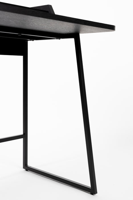 Eettafel Desk Giorgio Eikenfineer Zwart 120x60 cm-Eettafels-Creating Home