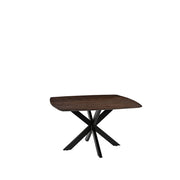 Eettafel Eetkamertafel Blake Espresso Mangohout 140x140 cm-Eettafels-LABEL51