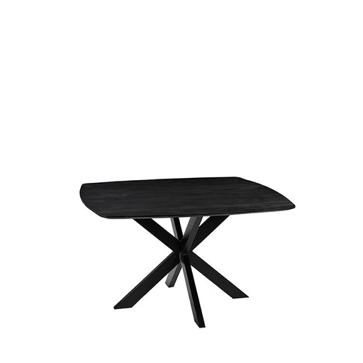 Eettafel Eetkamertafel Blake Zwart Mangohout 140x140 cm-Eettafels-LABEL51