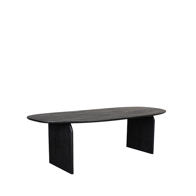 Eettafel Eetkamertafel Cooper Zwart Mangohout 250 cm-Eettafels-LABEL51