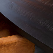 Eettafel Eetkamertafel Denver Zwart Ovaal 300 cm 300x120x76 cm-Eettafels-Starfurn