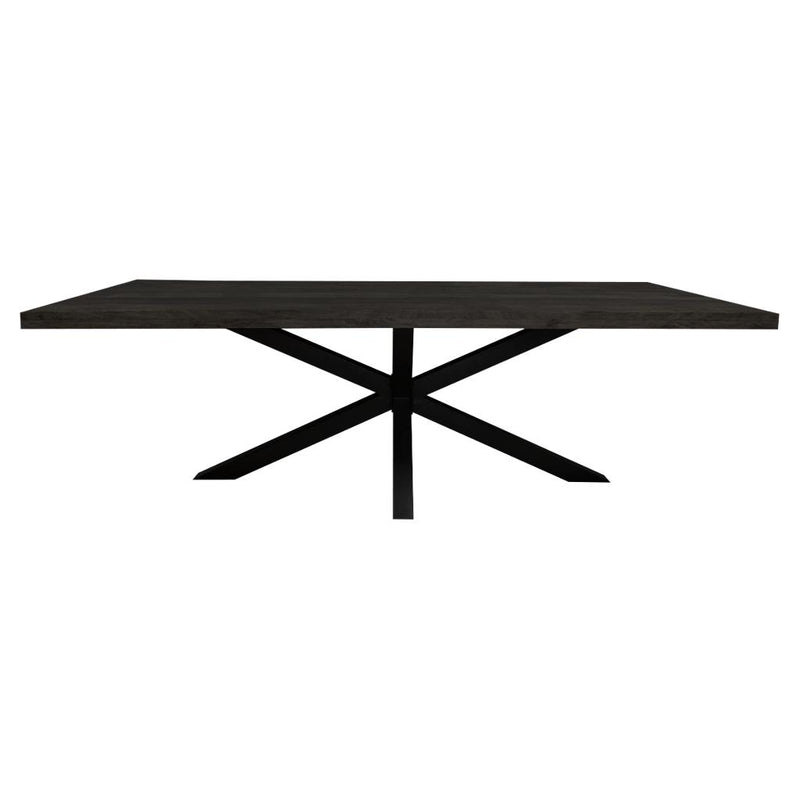 Eettafel Eetkamertafel Denver Zwart Rechthoek 240 cm-Eettafels-Starfurn