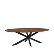 Eettafel Eetkamertafel James Nature Smooth Mangohout 240 cm Ovaal-Eettafels-LABEL51