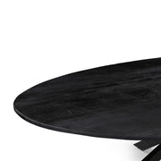 Eettafel Eetkamertafel James Zwart Mangohout 240 cm Ovaal-Eettafels-LABEL51