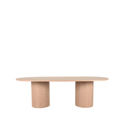Eettafel Eetkamertafel Oliva Naturel Eiken 240 cm 240x120x75 cm-Eettafels-LABEL51