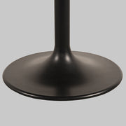 Eettafel Eetkamertafel Otto Espresso Mangohout 130 cm Rond-Eettafels-LABEL51