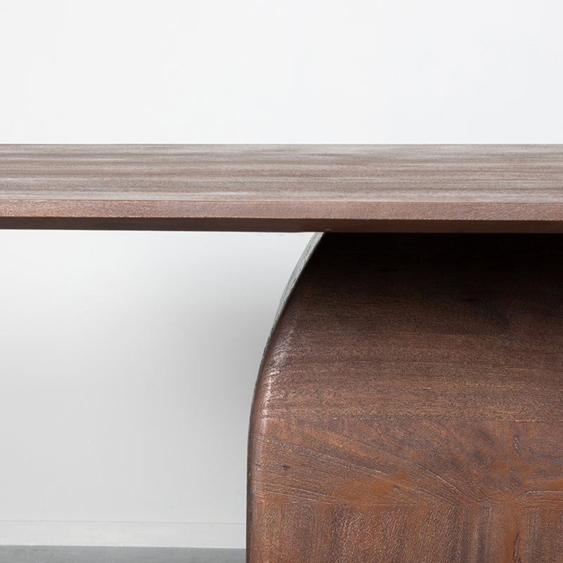 Eettafel Eetkamertafel Owen Espresso Mangohout 200 cm-Eettafels-LABEL51