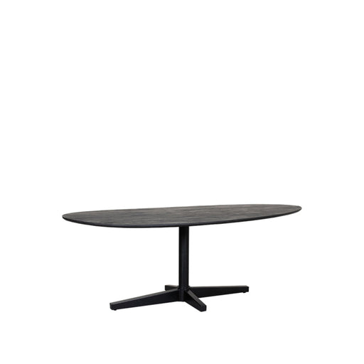Eettafel Eetkamertafel Rosie Zwart Mangohout 180 cm 100x180x76 cm-Eettafels-LABEL51