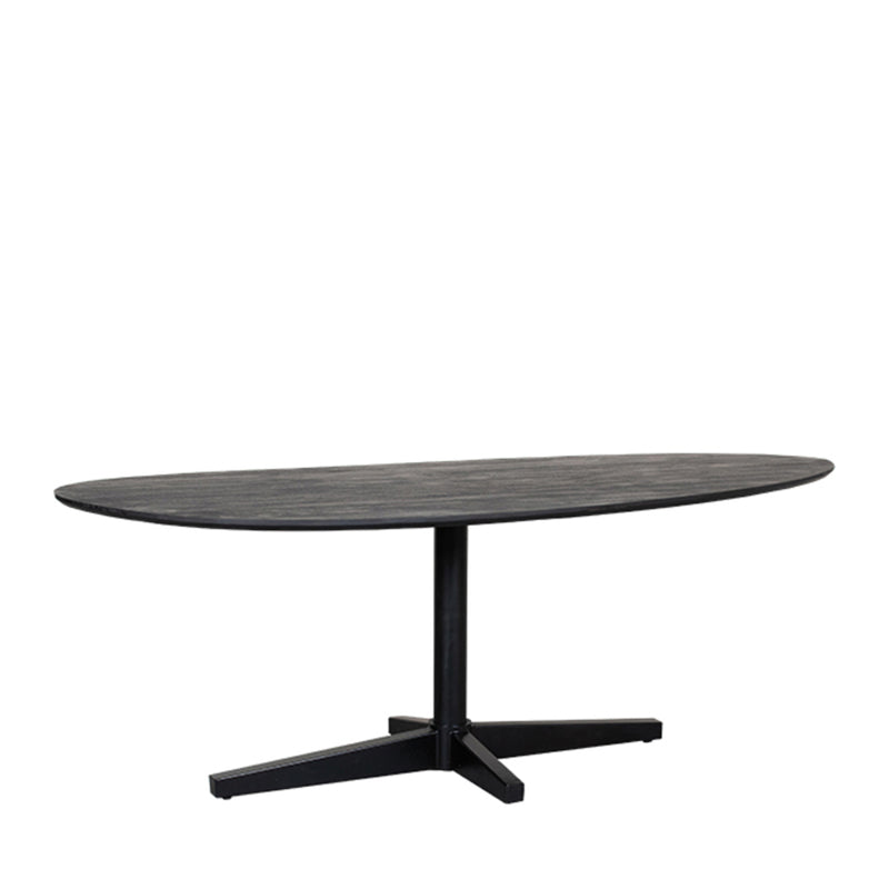 Eettafel Eetkamertafel Rosie Zwart Mangohout 260cm-Eettafels-LABEL51