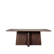 Eettafel Eetkamertafel Scott Espresso Mangohout 220 cm-Eettafels-LABEL51