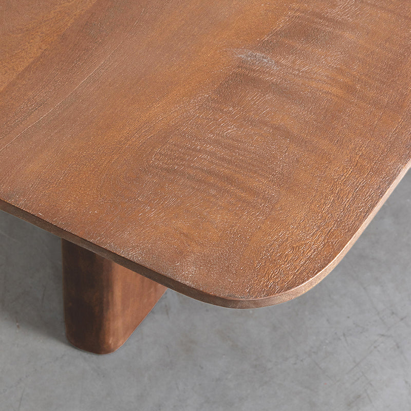 Eettafel Eetkamertafel Scott Nature Smooth Mangohout 200 cm-Eettafels-LABEL51