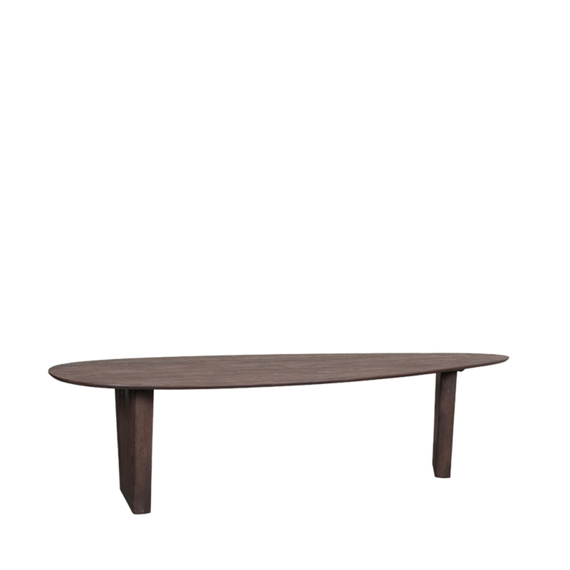 Eettafel Eetkamertafel Wow Espresso Mangohout 240 cm-Eettafels-LABEL51