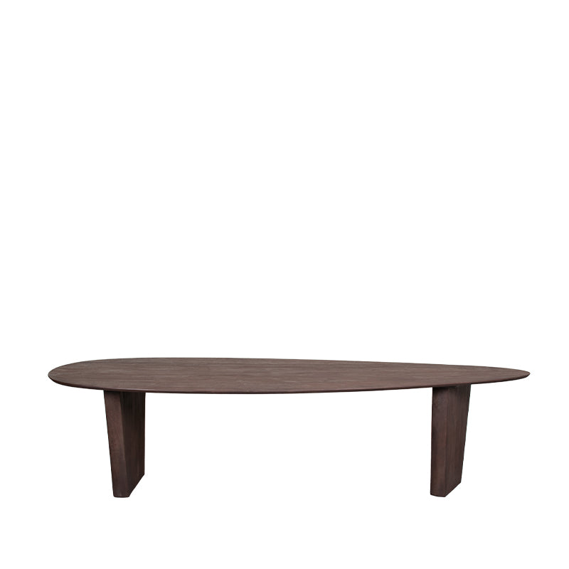 Eettafel Eetkamertafel Wow Espresso Mangohout 240 cm-Eettafels-LABEL51