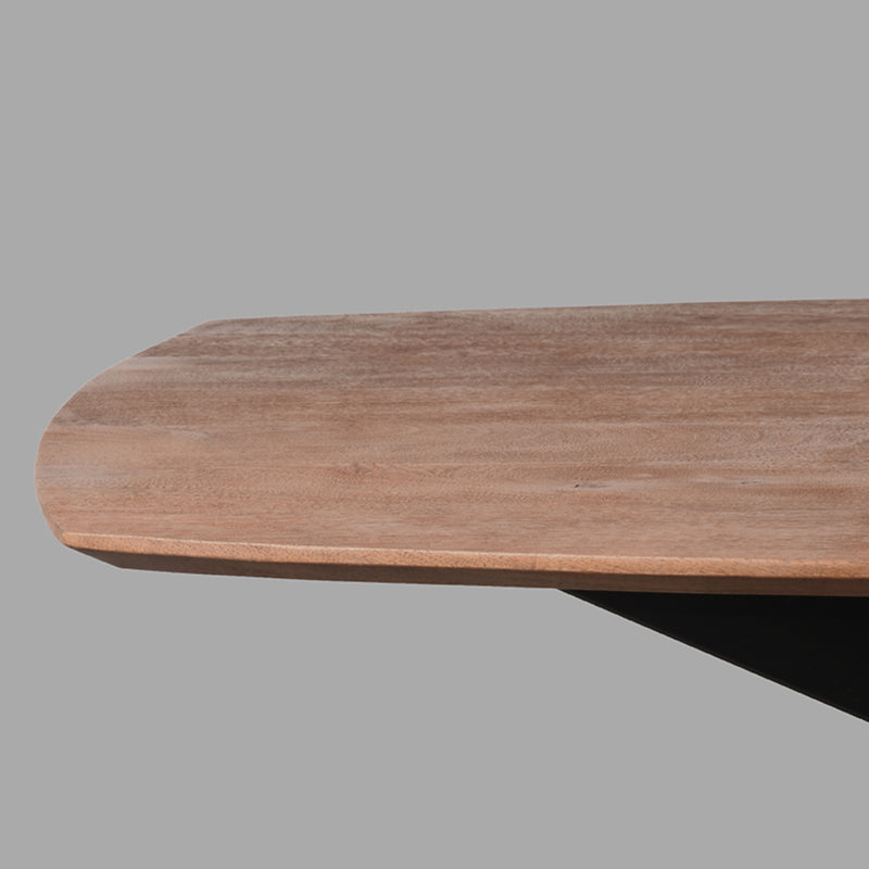Eettafel Eetkamertafel Zane Espresso Mangohout 190 cm-Eettafels-LABEL51