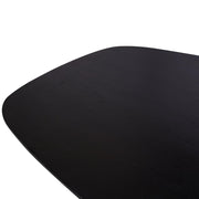 Eettafel Eiken eettafel Ferris Deens Ovaal 200 cm Zwart-Eettafels-Starfurn